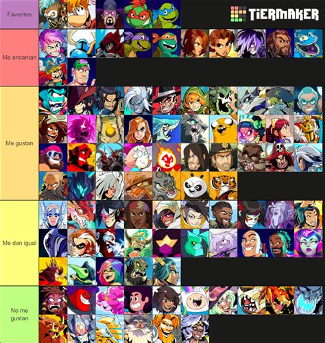 Brawlhalla Legends And Crossovers Tier List Community Rankings