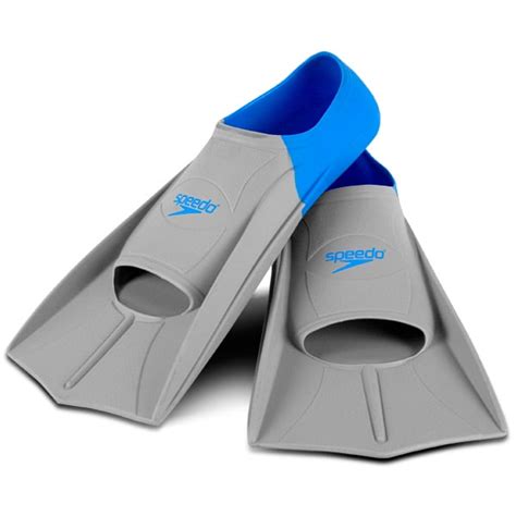 Speedo Short Blade Swim Swimming Training Fins Soft Silicone Short