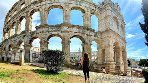 The Ancient Roman Arena In Pula Croatia Is The Most Intact Of All The