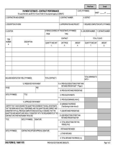 Eng Form 6033 Fill Out And Sign Printable Pdf Template Airslate Signnow