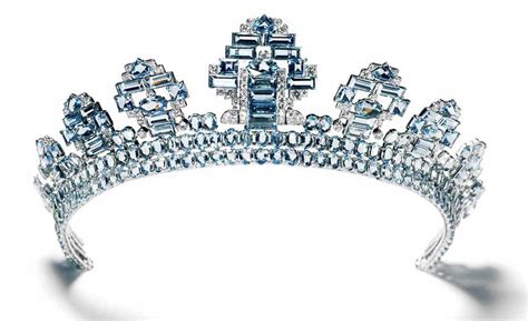 Cartier London Aquamarine And Diamond Tiara One Of The 27 Tiaras That