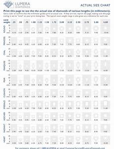 29 Printable Diamond Size Charts Diamond Color Charts