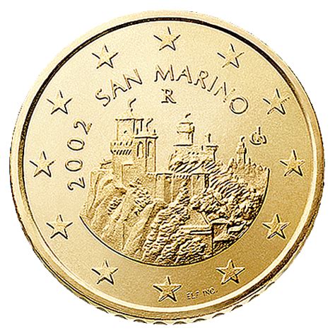 Euro Coins San Marino 50 Euro Cent 2002 The Black Scorpion