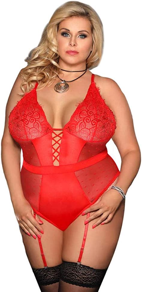 Xqtx Womens Lingerie Sets Sexy Body Deluxe Satin Lace Stitching Sexy