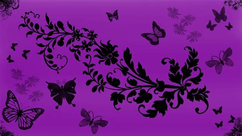 Purple Butterfly Wallpapers Wallpaper Cave