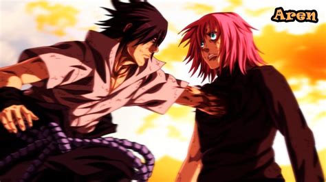 Naruto Manga 693 Sasuke Ataca A Sakura El Escenario De La Batalla