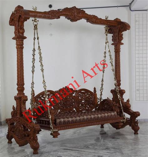 Buy Carved Indian Wooden Carved Swings Jhoola Indian Furniture