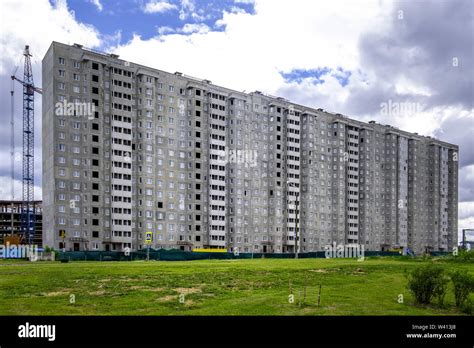 Construction Of Multi Storey Residential Building In Minsk Belarus
