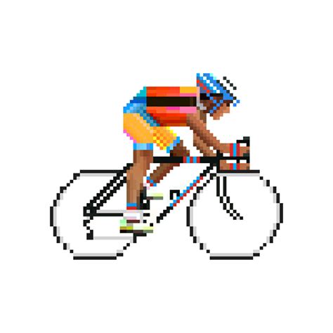 Pixel Art The Bicycle Behance