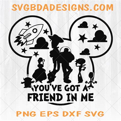 Toy Story Friends Svg Friends Svg Toy Story Svg Vector File Toy