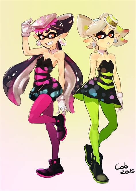 Aori And Hotaru Splatoon Drawn By Colo Nagrolaz Danbooru My Xxx Hot Girl