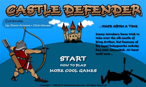 Castle Defender Archer Game Play Free Dolygames