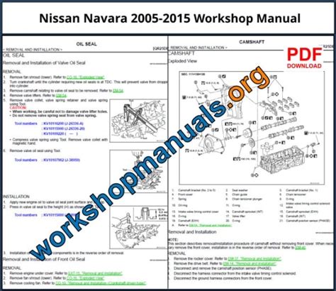 Nissan Navara 2005 2015 Workshop Repair Manual Download Pdf