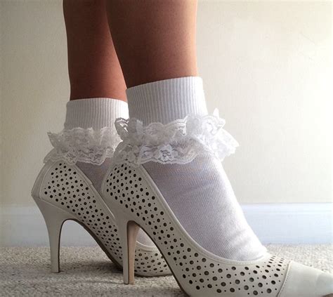 Sexy Socks Sexy Lace Socks Lace Ankle Socks White Ankle