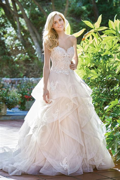 F Strapless Sweetheart Netting Tulle Lace Ball Gown Wedding Dress