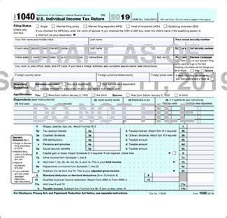 Everything Old Is New Again as IRS Releases Draft Form 1040 for 2019