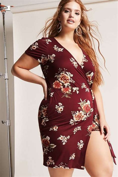 Forever 21 Plus Size Floral Mini Dress Selena Gomez Wearing Red Rouje