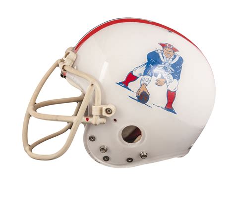 Lot Detail 1980s New England Patriots Game Clear Shell Helmet
