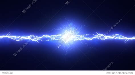 Electric Arc On Black Background Stock Video Footage 9108081