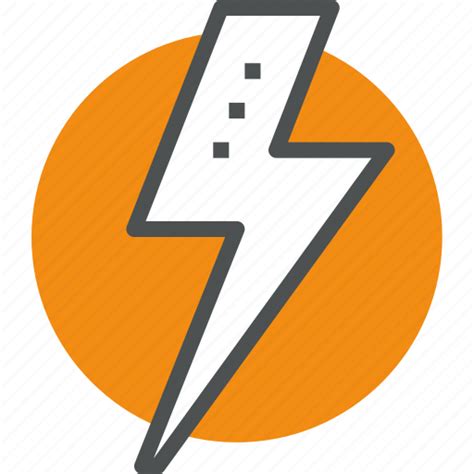 Current Electricity Energy High Power Production Voltage Icon