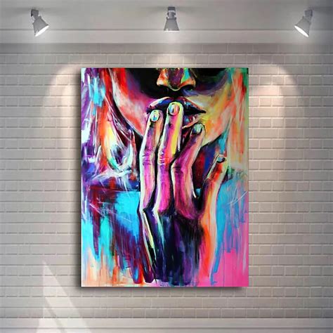 Abstract Woman Nude Canvas Painting Sexy Body Art Canvas Painting Print Sex Posters Wall Art