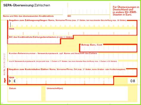 Das muster für das bewerbungsanschreiben ist an jedem endgerät verfügbar, sodass sie immer zugriff auf das perfekte bewerbungsanschreiben haben. 6 Sepa Uberweisung Vorlage Word - MelTemplates - MelTemplates