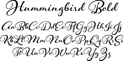 Check spelling or type a new query. Hummingbird Bold 39. 00 | Cursive letters fancy, Cool ...