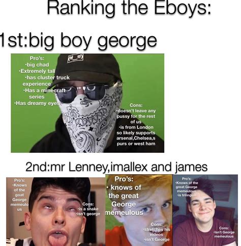 George Has Many More Pros But It Would Take Up The Whole Post Rmemeulous