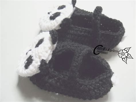 Panda Hat And Booties Set On The Hive Nz Sold By Jillybs Ageless Creations