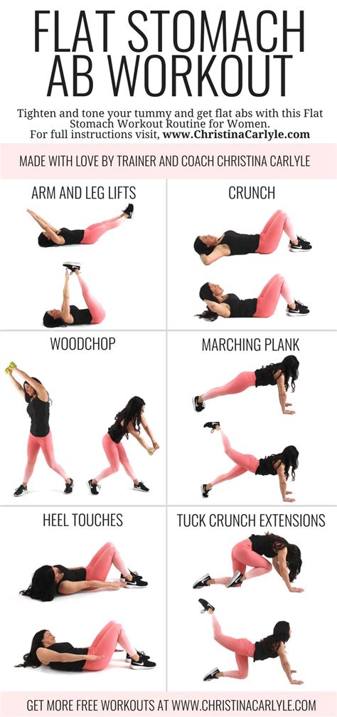 Flat Stomach Workout For Women That Want Flat Toned Abs