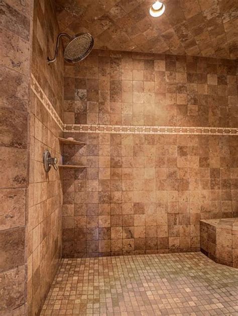 Once you see travertine, you'll never forget it. Travertine Shower Ideas (Bathroom Designs) - Designing Idea