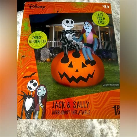 Disney Holiday Jack And Sally Halloween Yard Decor Poshmark