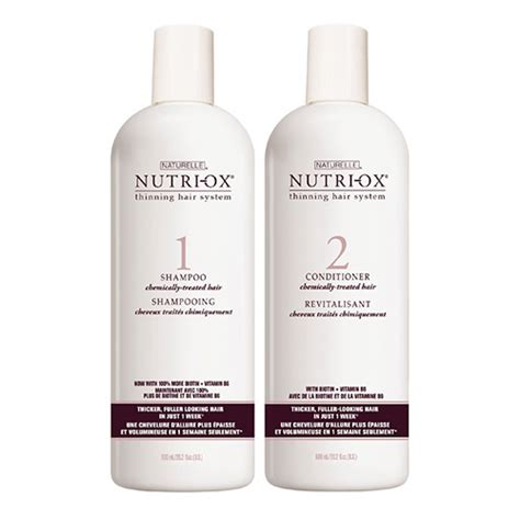 Without an accurate diagnosis, treatment is often ineffective. NUTRI-OX Shampoo and Conditioner | 4 Hair Loss