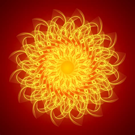 Abstract Sun Illustration Vector Download