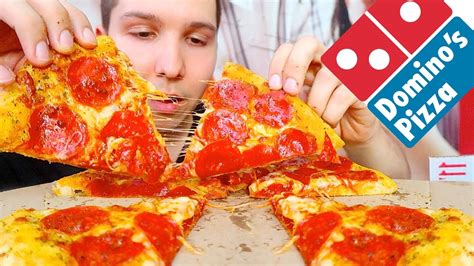 Ultra Gooey Cheesy Pepperoni Pizza Mukbang Youtube