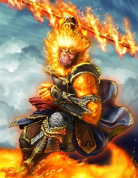 Artist Unknown Title Unknown Card Great Sage Sun Wukong