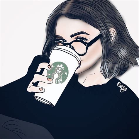 Mydrawing Starbucks Tumblr Girl Pa