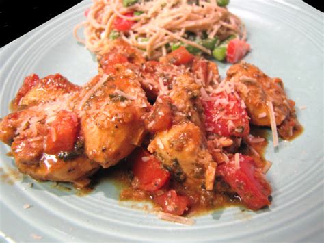 When using chicken, if a recipe has chicken thighs and you don't like them, simply substitute for chicken breast and the recipe will work perfectly. Chicken Scampi Diabetic) Recipe - Food.com
