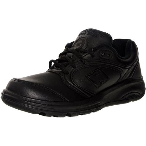 New Balance Womens Ww812bk Black Ankle High Leather Walking Shoe 6n