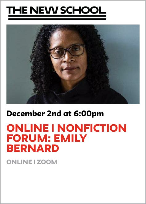 Online Nonfiction Forum Emily Bernard