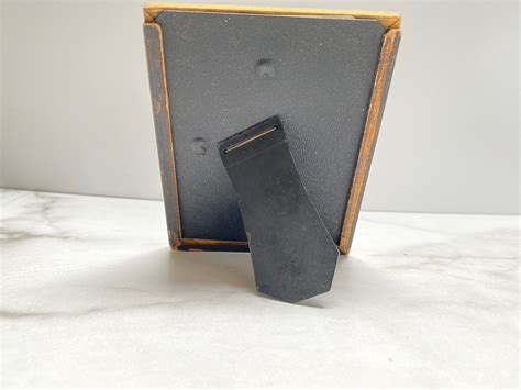 Antique Carr Brass Picture Frame With Ferrotype Photo Etsy