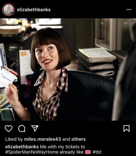 elizabeth banks betty brant on instagram r spiderman