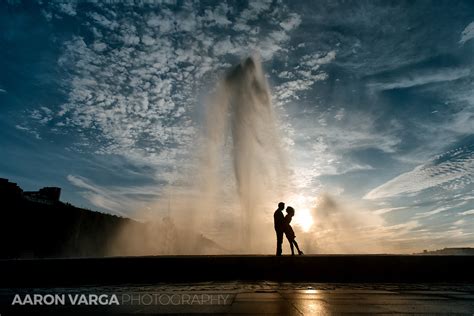 The fountain in point state park, which. point state park, питтсбург. Point State Park and Mt. Washington Engagement
