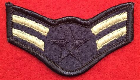 Us Air Force Usaf Airman First Class E 3 Rank Patch Sew On Nos