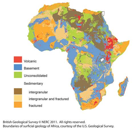 Africa Groundwater Atlas British Geological Survey Bgs