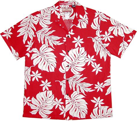 Hawaii Shirt Company For A Men S Designer Red Hawaiian Shirt 100