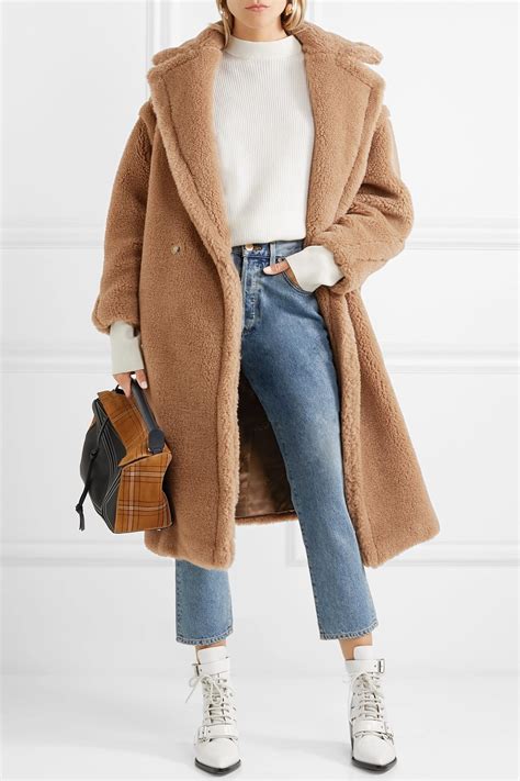 Check out our max mara camel coat selection for the very best in unique or custom, handmade pieces from our jackets & coats shops. Lyst - Max Mara Teddy Bear Camel Hair And Silk-blend Coat ...