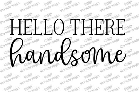 Svg Good Morning Gorgeous Hello There Handsome Bedroom Etsy