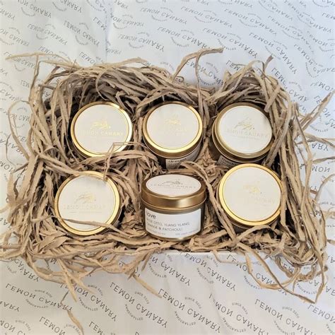 Travel Tin Natural Candles 34 Scents Handmade By Lemon Canary