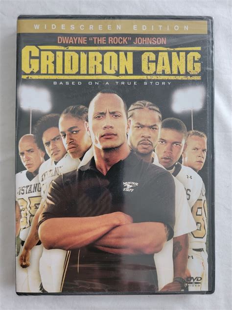 Gridiron Gang DVD w/The Rock Xzibit Kevin Dunn Widescreen Brand New
